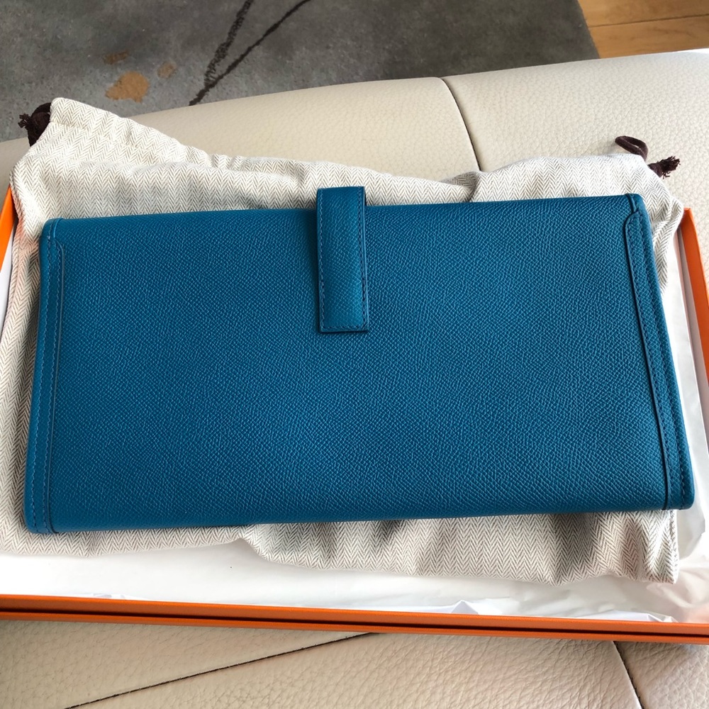 Hermès elan 29 jige blue Izmir - Picture 3 of 8